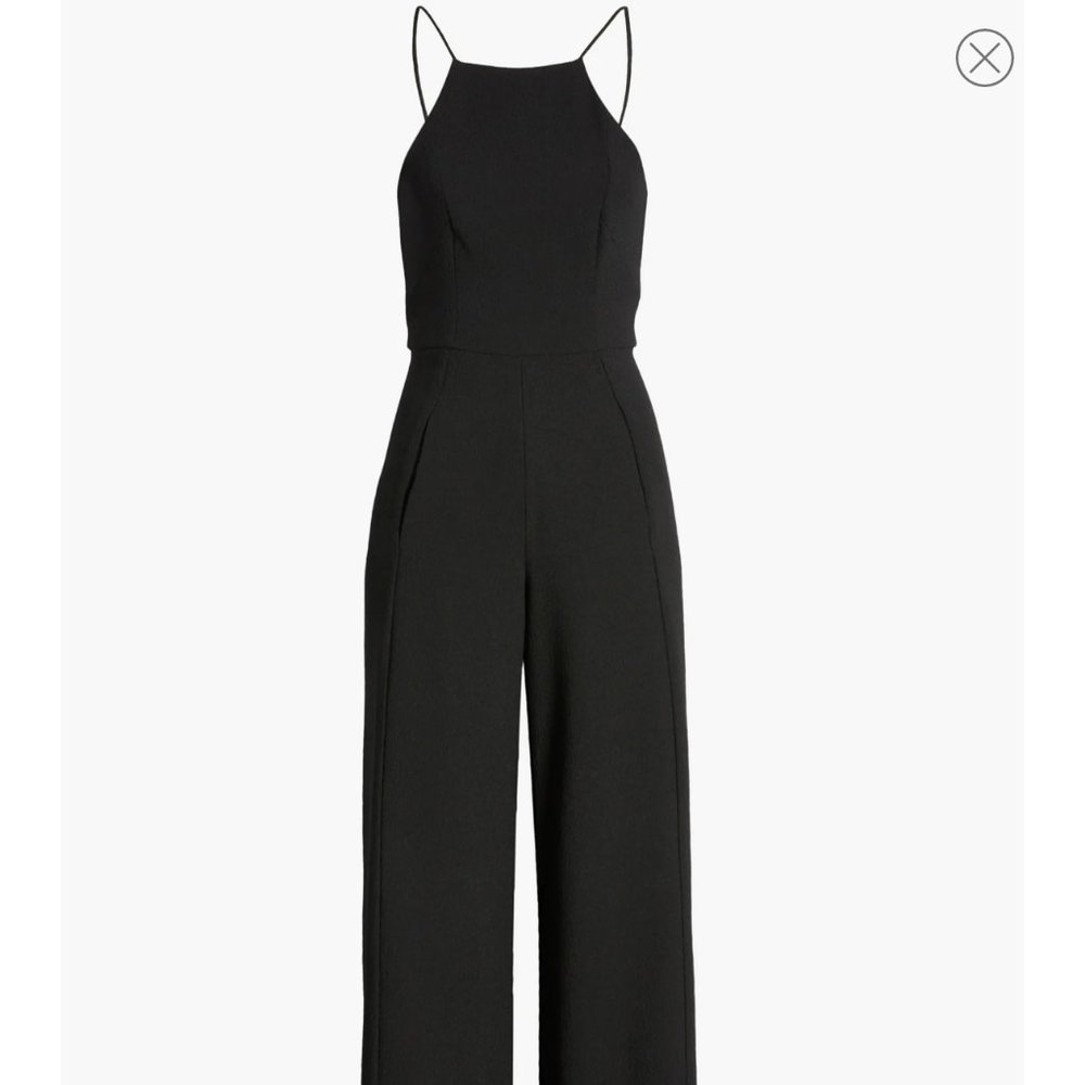 Gianni Bini Black Halter Jumpsuit